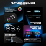 Joypad wireless Fantech WGP15V2 EOS PRO II multiplatform RGB crni - Slika 6