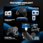 Joypad wireless Fantech WGP15V2 EOS PRO II multiplatform RGB crni - Slika 7