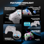 Joypad wireless Fantech WGP15V2 EOS PRO II multiplatform RGB sivi - Slika 6