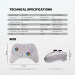 Joypad wireless Fantech WGP15V2 EOS PRO II multiplatform RGB sivi - Slika 13