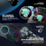 Joypad wireless Fantech WGP15V2S EOS PRO II S Geminus multiplatform RGB crni - Slika 9