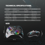 Joypad wireless Fantech WGP15V2S EOS PRO II S Geminus multiplatform RGB crni - Slika 12