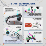Joypad wireless Fantech WGP15V2S EOS PRO II S Start Two multiplatform RGB beli - Slika 7