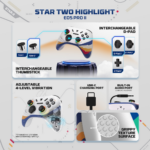 Joypad wireless Fantech WGP15V2S EOS PRO II S Start Two multiplatform RGB beli - Slika 9