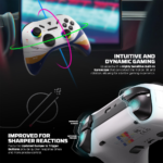 Joypad wireless Fantech WGP15V2S EOS PRO II S Start Two multiplatform RGB beli - Slika 12