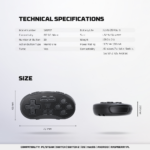 Joypad Wireless Fantech WGP17 Eos mini crni - Slika 11