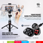 Joypad Wireless Fantech WGP17 Eos mini sivi - Slika 9