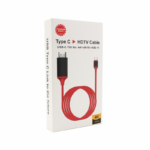 Kabl Type C M na HDMI M 2m JWD-V2 crveni - Slika 2