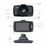 Kamera za Auto DashCam G30 JWD 1080P crna - Slika 5