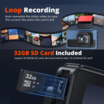 Kamera za Auto DashCam Pro JWD 4K crna - Slika 8