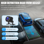 Kamera za Auto DashCam Pro WDR BlackBox JWD 4K crna - Slika 6