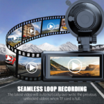 Kamera za Auto DashCam Pro WDR BlackBox JWD 4K crna - Slika 9