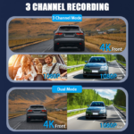 Kamera za Auto DashCam Pro WDR BlackBox JWD 4K crna - Slika 10