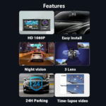 Kamera za Auto DashCam S1 JWD 1080P crna - Slika 2