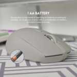 Kancelarijski Wireless mis Fantech W193 plavi - Slika 5