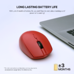 Kancelarijski Wireless mis Fantech W193D crveni - Slika 7
