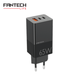 Kucni punjac Fantech CWG301 2xPD + QC 65W crni