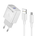 Kucni punjac KONFULON C69C+DL47 QC 18W, sa micro USB kablom beli 1m - Slika 2