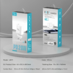 Kucni punjac KONFULON JK91+DC66 PD20W sa PD kablom Type C na iPhone lightning beli - Slika 3
