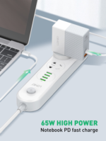 Brzi punjač 65W sa USB-C kablom - Za telefon, tablet i laptop - Slika 6