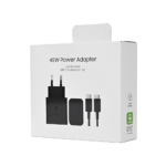 Kucni punjac PD Fast charger 45W redizajn za Samsung sa PD Type C kablom CE crni - Slika 8