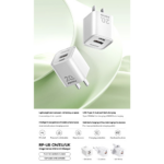 Kucni punjac REMAX RP-U8 20W Type C beli - Slika 2