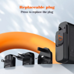 Kucni punjac sa adapterima LDNIO A6140C GaN PPS 3xQC3.0 (30W), 3xPD3.0 (100W), 140W Max, a Type C na Type C kablom crni - Slika 8