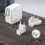 Kucni punjac sa adapterima LDNIO Q408 GaN PPS QC3.0 (30W), 3xPD3.0 (100W), 100W Max, a Type C na Type C kablom crni - Slika 8