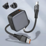 Kucni punjac sa adapterima LDNIO Q408 GaN PPS QC3.0 (30W), 3xPD3.0 (100W), 100W Max, a Type C na Type C kablom crni - Slika 10