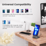 Kucni punjac Wireless 15W crni - Slika 6