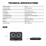 Laptop Cooler Fantech NC21 RGB crni - Slika 8