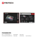 Laptop Cooler Fantech NC21 RGB crni - Slika 9