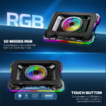 Laptop Cooler Fantech NC22 RGB crni - Slika 8