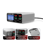 Mega-Idea multifunkcionalni desktop punjac sa PQ687 (87W,Display, Fast charging, 6 port) - Slika 5