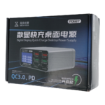 Mega-Idea multifunkcionalni desktop punjac sa PQ687 (87W,Display, Fast charging, 6 port) - Slika 7