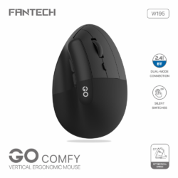 Mis Wireless Fantech W195 GO comfy crni