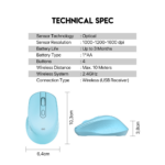 Mis Wireless Fantech W606 GO plavi - Slika 6