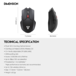 Mis Wireless Fantech WG11 Cruiser space edition - Slika 8