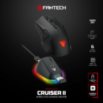 Mis Wireless Fantech WG11V2RD Cruiser II crni - Slika 2