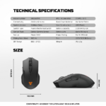 Mis Wireless Fantech WG11V2RD Cruiser II crni - Slika 8