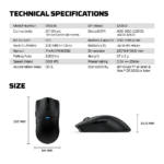 Mis Wireless Gaming Fantech WG13E Tanto E crni - Slika 15