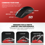 Mis Wireless Gaming Fantech WG13P Tanto Pro P crveni - Slika 7