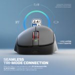 Mis Wireless Gaming Fantech WG14P Yari PRO crni - Slika 5