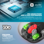 Mis Wireless Gaming Fantech WG14P Yari PRO crni - Slika 7