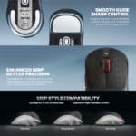 Mis Wireless Gaming Fantech WG14P Yari PRO crni - Slika 9