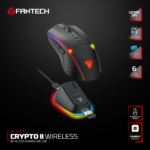Mis Wireless Gaming Fantech WG7V2RD Crypto II crni - Slika 2