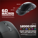 Mis Wireless Gaming Fantech WG9RD Kanata beli - Slika 8