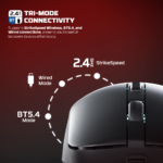 Mis Wireless Gaming Fantech WG9RD Kanata crni - Slika 5