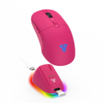 Mis Wireless Gaming Fantech WG9RD Kanata pink