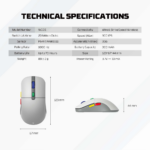 Mis Wireless Gaming Fantech WG9S Kanata S sivi - Slika 9